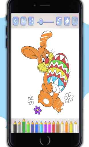 uova di colore di Pasqua - coniglietti vernice da colorare gioco per bambini 4