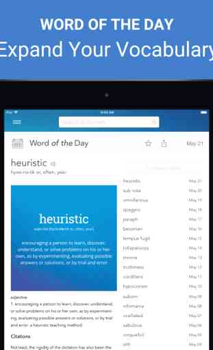 Dictionary.com for iPad 3