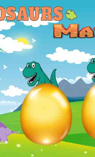 Dinosaur animale giochi per la memoria per bambini 4