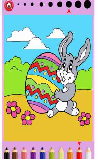 Giochi da colorare per bambini di Pasqua 1