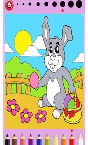 Giochi da colorare per bambini di Pasqua 3