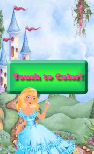 Libro per colorare Principesse 3