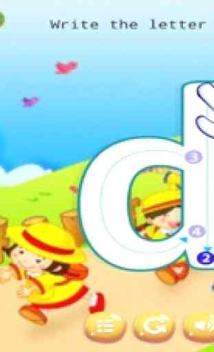 ABC Tracing Letters Handwriting Practice for Kids 4