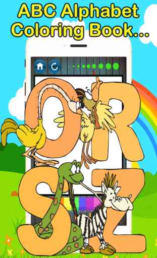Color Me:ABC Animal Coloring Book Pagine per adult 1