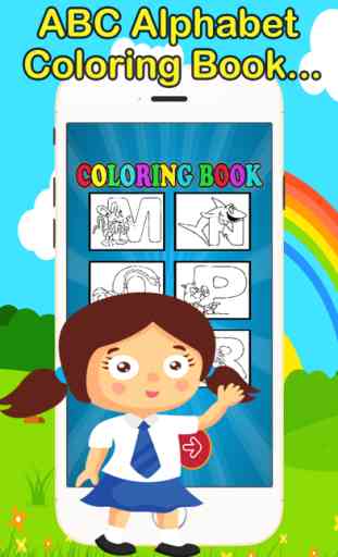Color Me:ABC Animal Coloring Book Pagine per adult 4