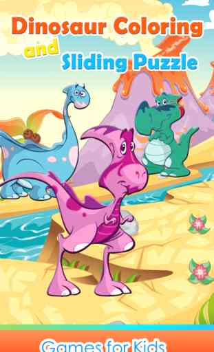 Dinosauro Libro Da Colorare E Puzzle Per Bambini 1