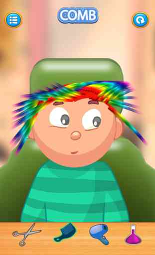 gioco del bambino taglio di capelli / arcobaleno 3
