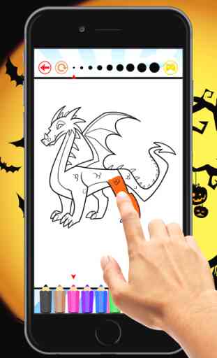 Drago Coloring Book per i bambini: imparare a colore e disegnare un drago, mostro e altro 3