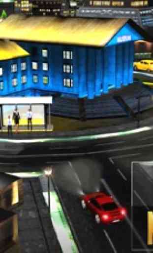 Auto elettrica tassì 3D Sim: Giorno Notte autista 1