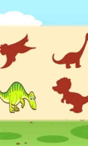 Dinosauro Puzzle - Dino Ombra E Forma puzzle 1