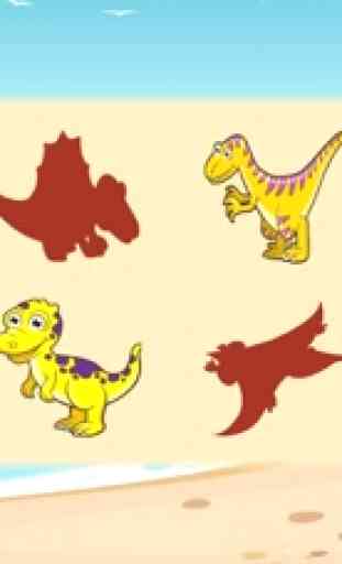 Dinosauro Puzzle - Dino Ombra E Forma puzzle 2