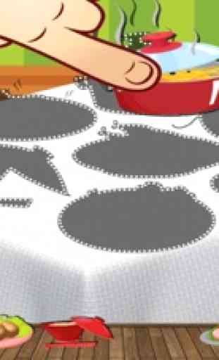 Dish Puzzle · For Toddlers 3