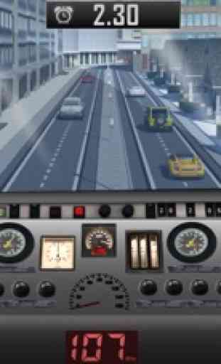 elevato auto-bus conducente 3D: futuristico gioco 2