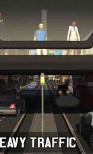 elevato auto-bus conducente 3D: futuristico gioco 3
