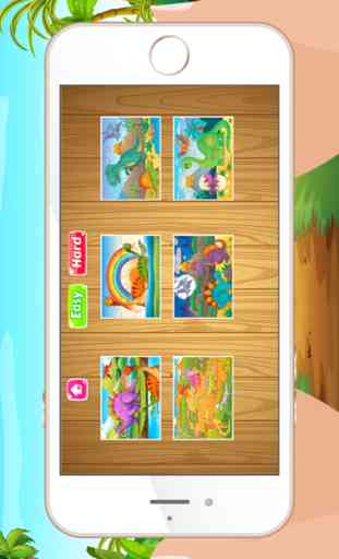 Giochi Dinosaur per bambini gratis - puzzle per prescolare e Toddlers 2
