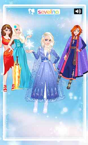Icy or Fire dress up game - Frozen Land 1