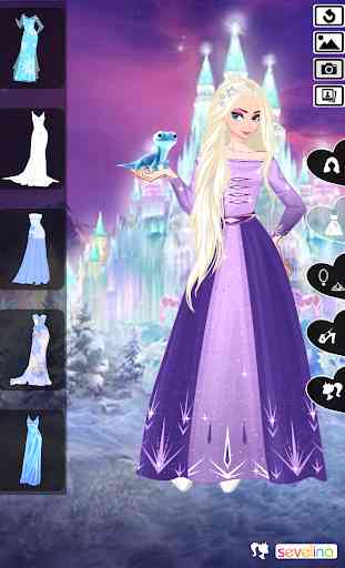 Icy or Fire dress up game - Frozen Land 2