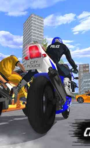 Miami Police Bike - Gangster Chase Simulator 3