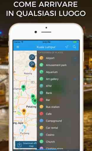 Kuala Lumpur Guida Viaggi con Offline Maps 3