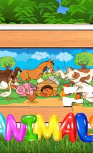 Puzzle e giochi di animali divertenti per bambini! 1