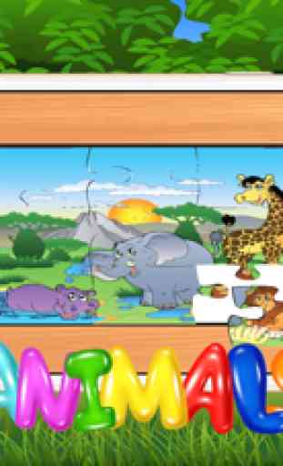 Puzzle e giochi di animali divertenti per bambini! 2