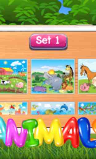 Puzzle e giochi di animali divertenti per bambini! 3