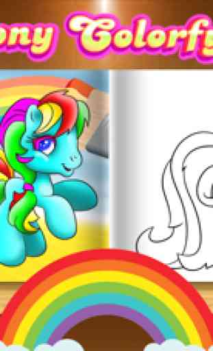 Disegni pony da colorare giochi per bambini di 5 3