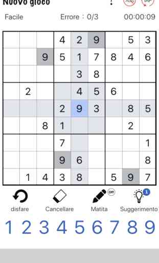 Sudoku -Pensiero logico puzzle 2