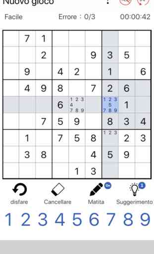 Sudoku -Pensiero logico puzzle 3