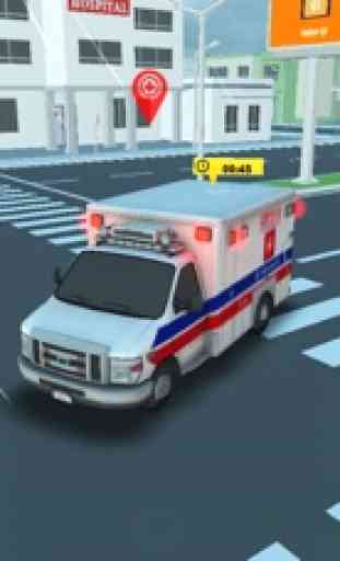 Ambulance Sims: Drive To Life 3
