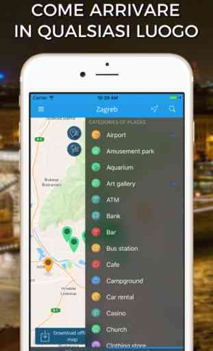 Zagabria Guida Viaggi con Offline Maps 3
