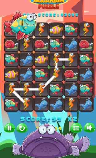 Aquarium Fish Puzzle Mania - Match 3 Game for Kid 1