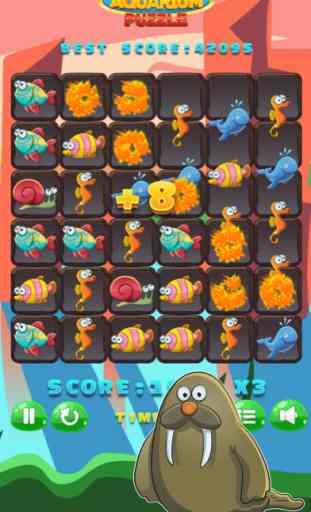 Aquarium Fish Puzzle Mania - Match 3 Game for Kid 2