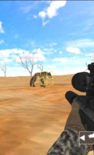 Cacciatore animali nel desert 1