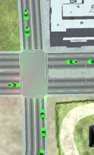 Città di controllo del traffico 3D: Car Driving 1