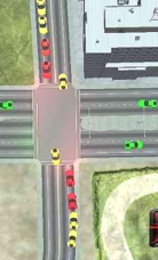 Città di controllo del traffico 3D: Car Driving 2