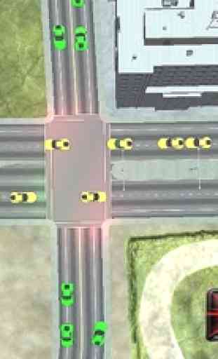 Città di controllo del traffico 3D: Car Driving 3