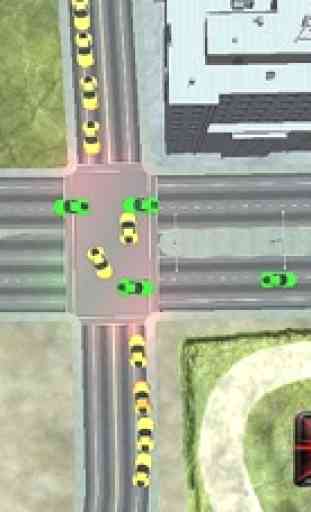 Città di controllo del traffico 3D: Car Driving 4