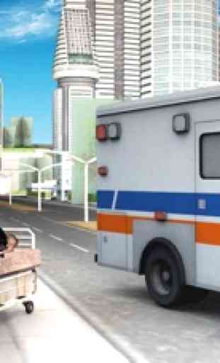 City Ambulance Driving Game 3D: Corsa di emergenza 4
