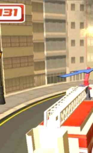 City Fire Fighter Rescue Truck Sim 2