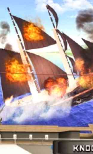 Flotta navale caraibica ha colpito navi pirata 3