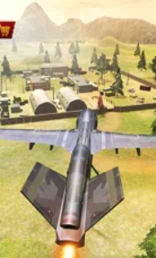 Drone Attacco simulatore 3D - Air Force UAV sciopero contro terroristi WW2 2