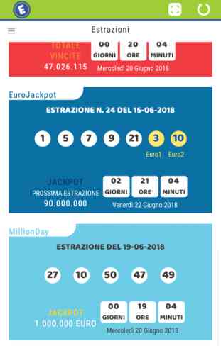 Estrazioni Lotto SuperEnalotto 4