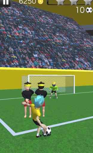 Falli e obiettivi di calcio - giochi 3D di calcio 2