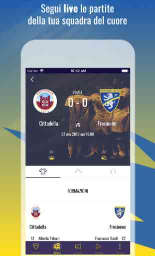 Frosinone Calcio Official App 3