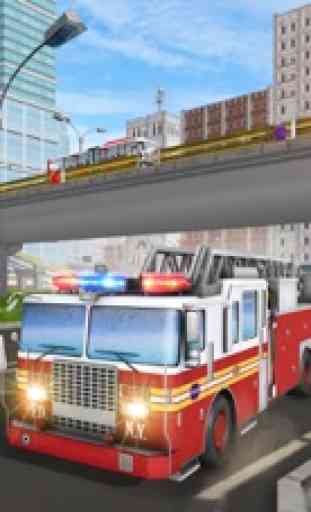 fuoco camion guida simulatore 3