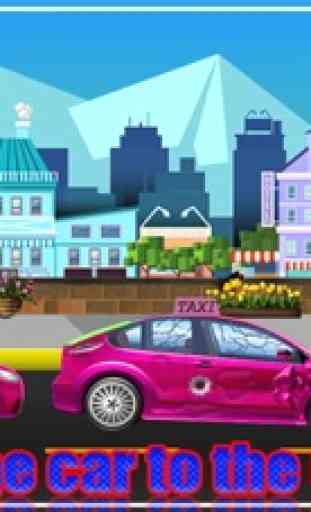 Riparazione di taxi rosa ragaz 2