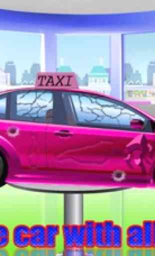 Riparazione di taxi rosa ragaz 3