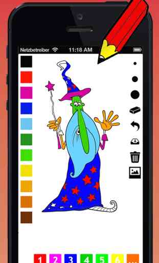 Libro da colorare di fantasia per i bambini: con molte immagini, come drago, cavaliere, mostro, castello, rana e di più 1