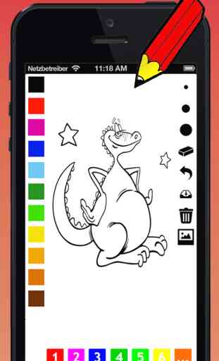 Libro da colorare di fantasia per i bambini: con molte immagini, come drago, cavaliere, mostro, castello, rana e di più 2